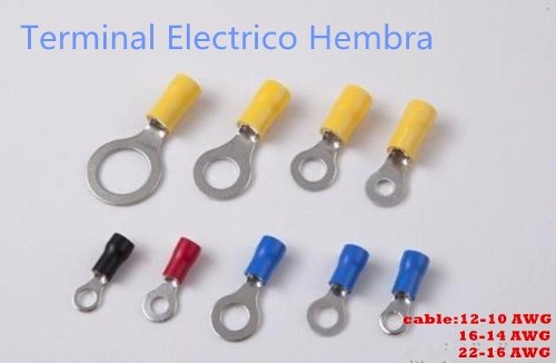Erminal Electrico Aislado Anillo(paquete)