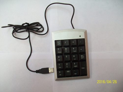 Mini Teclado Numérico Para Laptos Y Pc, 19 Teclas