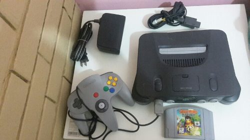 Nintendo 64 Con 1 Control, 1 Juego, Cables Y Transformador