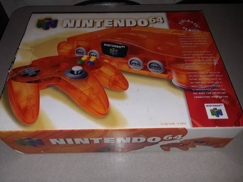 Nintendo 64 Orange Como Nuevo