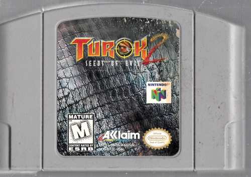 Turok 2. Seeds Of Evil. Nintendo 64 Original Usado.