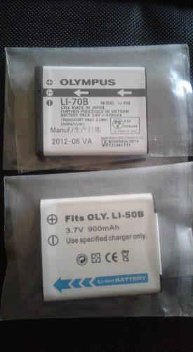 Bateria Olympus Li-50b Y Li-70b Nuevas