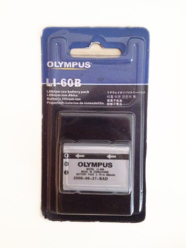 Bateria Olympus Li-60b Original En Blister 3,7 V, 680 Mah