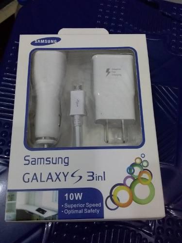 Cargador Samsung 3 En 1. Ventas Al Mayor Y Detal