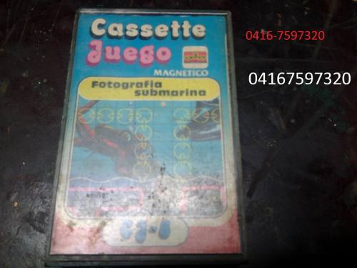 Cassette Juego Magnetico De Coleccion Fotografia Submarina