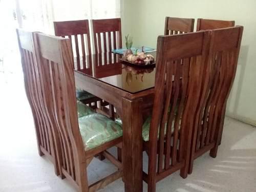 Juego De Comedor De 8 Puestos (madera Saman)