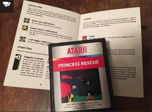 Juego Para Atari  Princess Rescue - Mario Bros