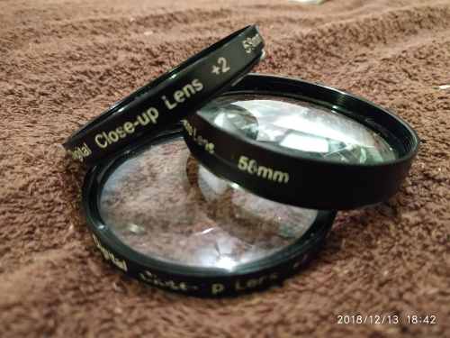 Lentillas Close Up Macro Fotografia Kit 58mm