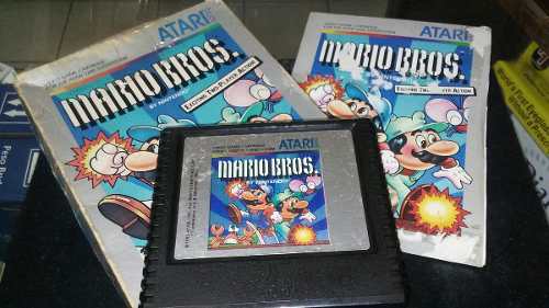 Mario Bros Atari Vcs  Con Su Caja Y Manual