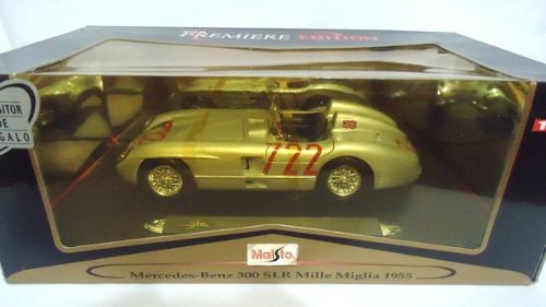 Mercedes Benz 300 Slr Mille Miglia  Maisto Escala 1/18