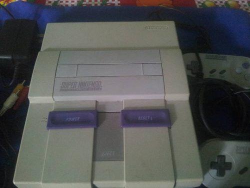 Super Nintendo Con 3 Juegos