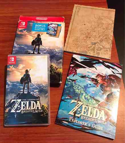 Zelda Breath Of The Wild Nintendo Switch Versión Coleccion