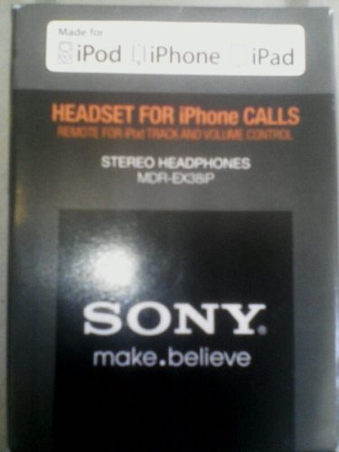 Audifonos Marca Sony Para Iphone, Ipad, Ipod Nuevos