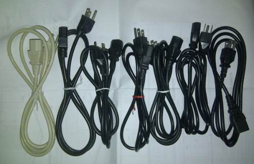 Cables Fuente De Poder - Pc - Monitor (oferta Pase Y Lea)