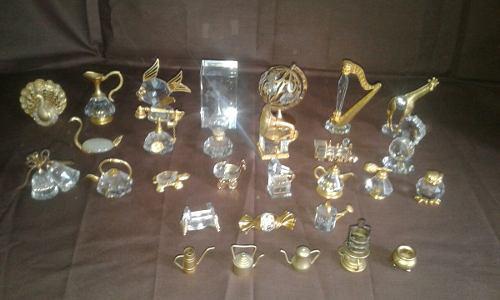 Adornos De Cristal Y Metal (vendo Coleccion Completa)