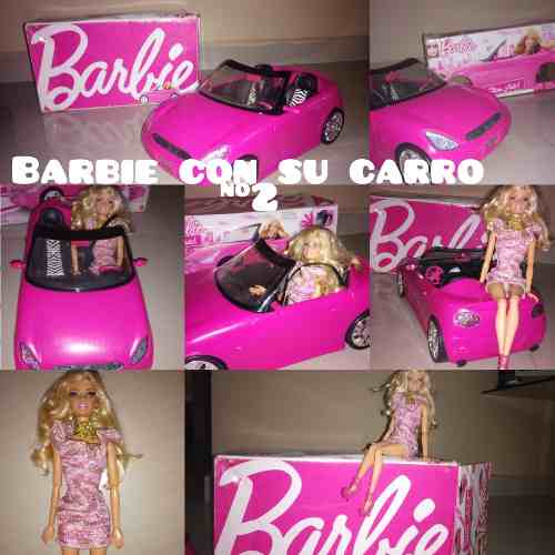 Barbie + Carro Original De Mattel. Oferta