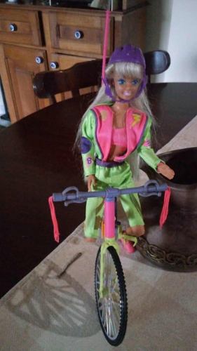 Barbie Con Bicicleta Original