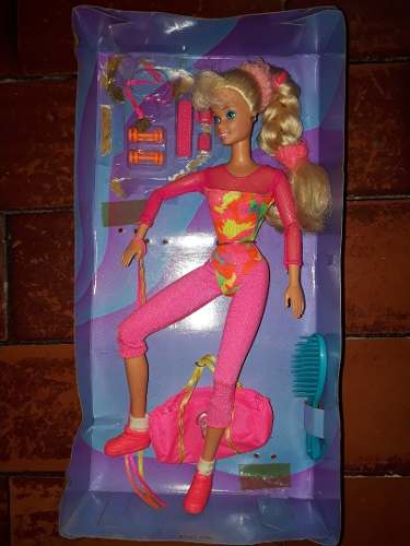 Barbie Gimnasta Original Mattel Usada En Su Caja Oferta