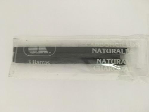 Carboncillo Natural Para Dibujo Marca Ok Paquete De 3 Piezas