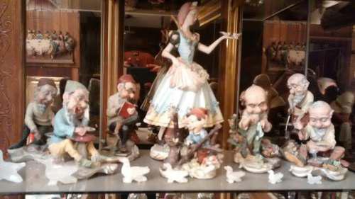 Coleccion Blanca Nieves Y Los 7 Enanitos Capodimonte