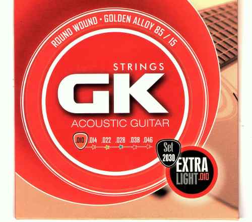 Cuerdas Gk Para Guitarra Electro-acusticas  Nuevas