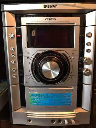 Equipo De Sonido Sony Genezi Mhc-gnx80 Como Nuevo!