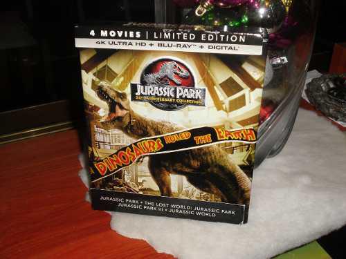 Jurassic Park 25th Anniversary Collection 4k Hdr Bluray