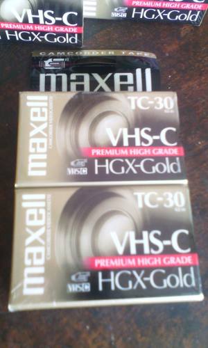 Videocassette Vhs-c Tc-m Maxell Para Filmadoras