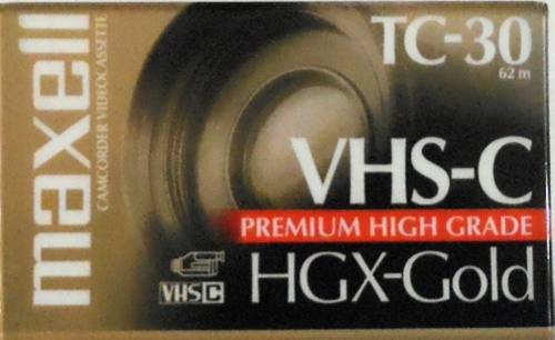 Videocassette Vhsc Tc30 Maxell Para Filmadoras