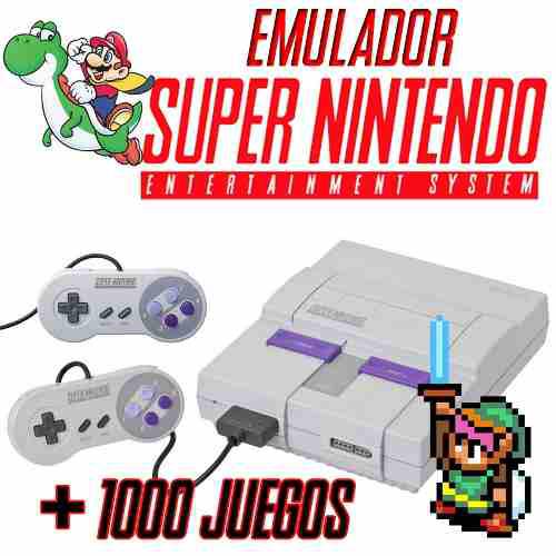 Emulador Super Nintendo (snes) +1000 Juegos! Para Tu Pc