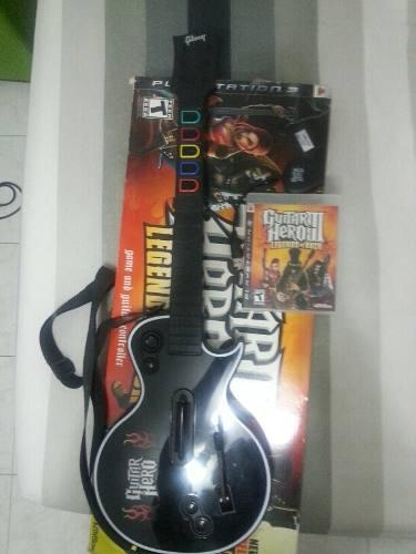 Guitar Hero 3 Para Ps3 Con Guitarra