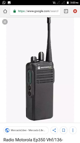 Radio Motorola Ep 350