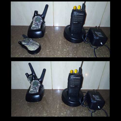 Radio Motorola Pro  Con Cargador Y Motorolas Fv750 Rcamo
