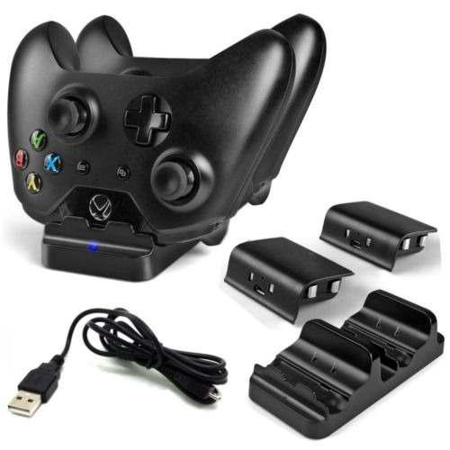Xbox One Cargador Dual Control + 2 Baterias Extra 5iorg