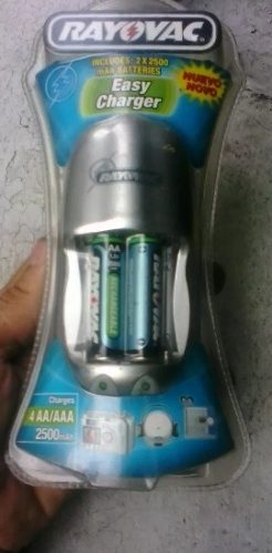 Cargador 2 Pilas mah Aa Y Aaa Rayovac Hogar Oferta