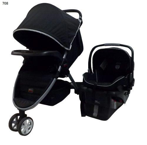 Coche Britax 3 Ruedas Y Portabebe Impecable.