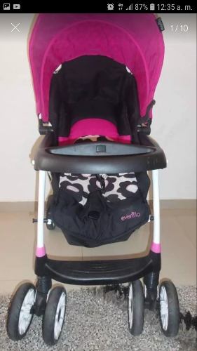 Coche Porta Bebe Y Base Para El Carro Evenflo Marianna