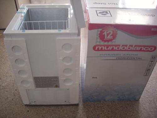Congelador Refrigerador De 100 Lts Marca Mundo Blanco