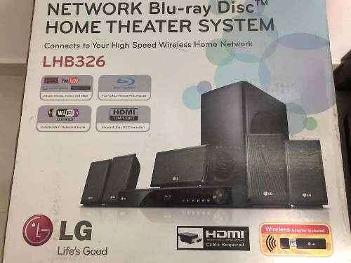 Home Theater Systen Network Blue Ray Disc Lhb326