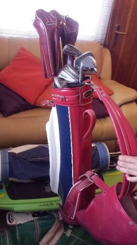 Palos De Golf Con Bolso Y Spalding Marca Wilson