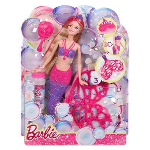 Barbie Sirena Mattel Burbujas Niñas