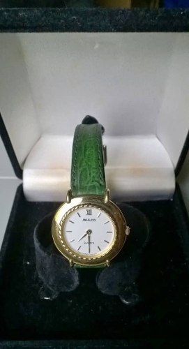 Reloj Mulco Antiguo Original De Cuero,.de Colección.20$