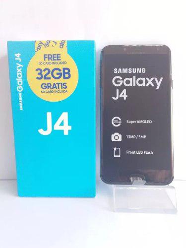 Samsung J4 32gb Dual Sim+32gb Microsd+vidrio+forro Tienda Fi