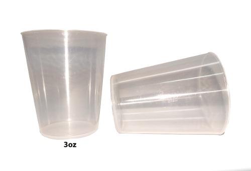 Vaso Mini Shot Vasito Plastico 3oz Paquete 25 Unidades