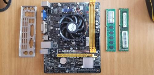 Combo Amd Tarjeta Madre A58md + Apu Ak + 4gb Ra