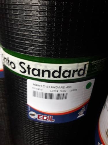 Manto Standard Impermeabilizante Edil 4,0 Mm Rollo 10m