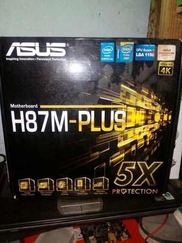 Tarjeta Madre Asus H87m-pluss Socket  Usb 3.0.