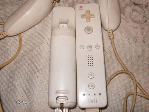 Control De Nintendo Wii Original Con Nunchuks