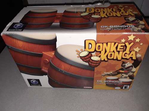 Donkey Kong Bongos Con Dos Juegos / Nintendo Gamecube Wii