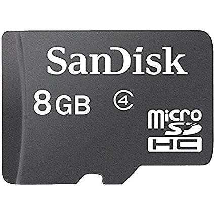 Memoria Micro Sd 8gb Sandisk Y Adaptador